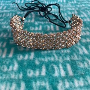 Rhinestone Choker Necklace